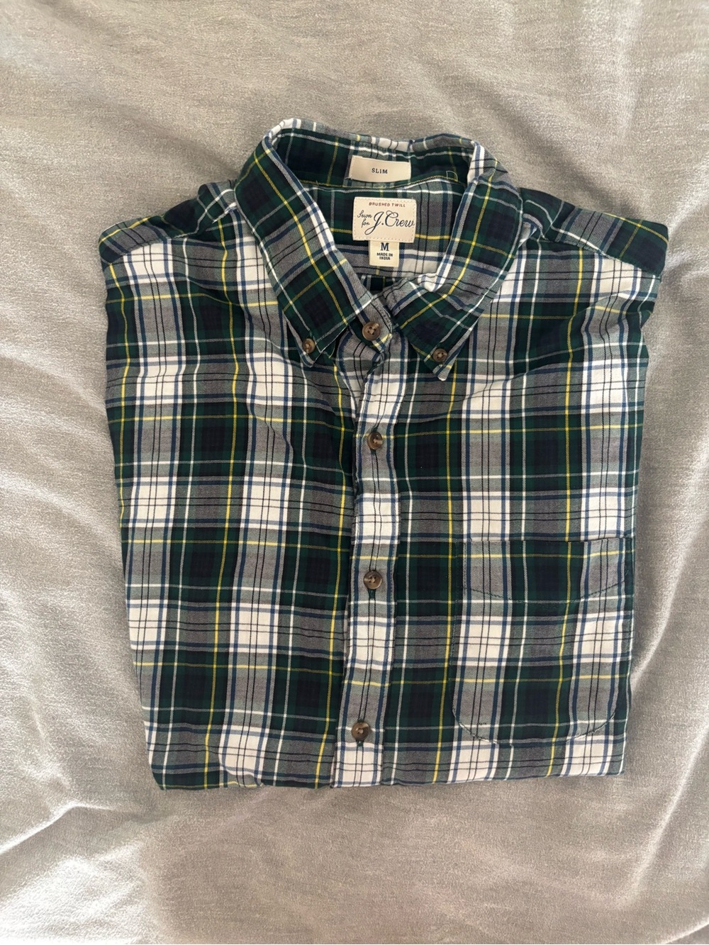 J. Crew Dress Gordon Tartan Twill Shirt